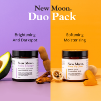 New Moon. Duo Pack | Here We Glow &amp; Game Changer Body Scrub สครับแพ็คคู่ มะขามอโวคาโด &amp; วอลนัทแอปริคอท