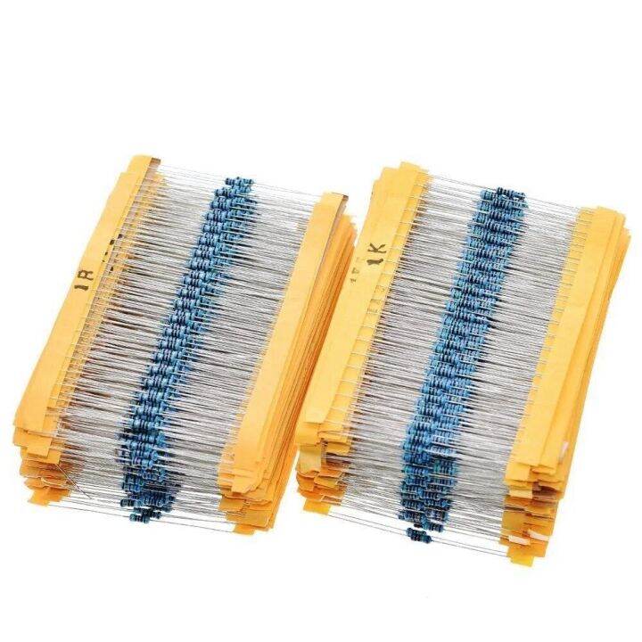 100pcs-1-4w-metal-film-resistor-1r-1m-100r-220r-330r-1k-1-5k-2-2k-3-3k-4-7k-10k-22k-47k-100k-100-220-330-1k5-2k2-3k3-4k7-ohm