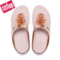 【 Stock】Original Fitflops สตรีรองเท้าแตะ BB7 Fino Leaf Toe-Thongs-ทองคำสีกุหลาบ