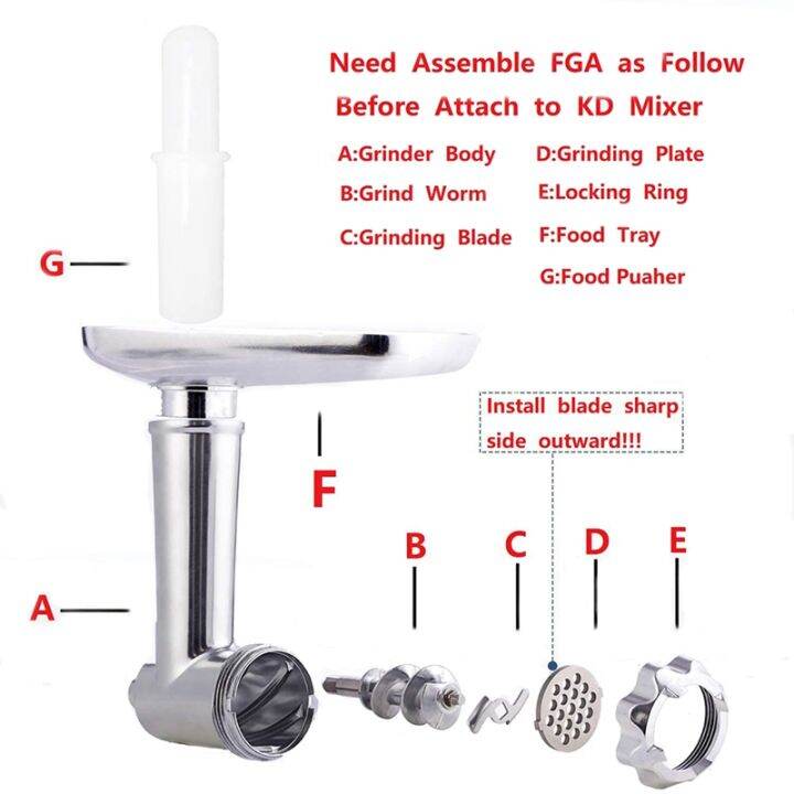 metal-food-grinder-attachment-for-kitchenaid-stand-mixer-meat-grinder-accessories-includes-sausage-stuffer-tubes