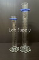 Haberg/Germany กระบอกตวงแก้ว 50 , 100 ML , Measuring Cylinder Hexa Base Class A