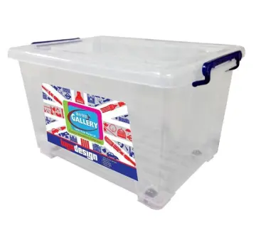 Home Gallery Underbed Storage Box with Wheels, Capacity: 35L, Dimension:  L79xW39xH16cm, BUY 1 TAKE 1