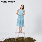 Vero Moda Váy Hai Dây Nữ Ren Chấm Bi 3D 32027B504