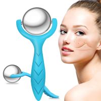 Face Beauty Hot/Cold Massage Ball Roller Stainless Steel Physical Therapy Ice Roller For Muscle Pain Relief Stiffness Cryo Stick