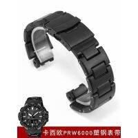 สายนาฬิกาเหล็กพลาสติกทดแทน Casio PRW3000 3100 6000 6100 PRG300 สายนาฬิกาสแตนเลส