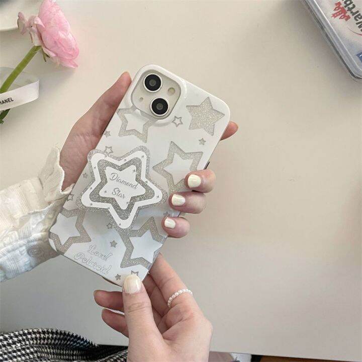 เคสโทรศัพท์มือถือแบบแข็ง-ลายดาวสีขาว-พร้อมที่ตั้งวาง-สําหรับ-iphone-14-11-13promax-12-12pro-12promax-14pro-14promax-13-13pro-qc7311633