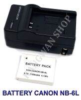 (Saving Set 1+1) NB-6L / NB6L แบตเตอรี่และแท่นชาร์จสำหรับกล้องแคนนอน Battery and Charger For Canon Powershot S120,SX510 HS,SX280 HS,SX500 IS,SX700,D20,S90,D30,ELPH 500,SX270,SX240,SX520 BY KANGWAN SHOP