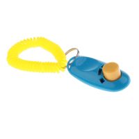 Perfk Whistle Easy Dog Puppy Pet Training Obedience Agility Keyring Blue