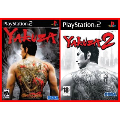 Yakuza 2 (USA)   DVD9   Yakuza 1 DVD 5  แผ่นเกม PS2 เพลย์สเตชั่น 2