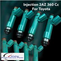 New 4PCS 23250-31060 23209-31060 1NZ Mazda Honda D B Series 1AZ 2AZ Vios Yaris Altis Fuel Injector 2AZ 360 CC E25 E85 Authentic Japan หัวฉีด