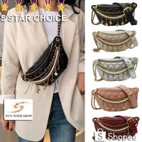 SUNWISH Korean 2020 Chest Bag Women Sling Bag New Wave Rhombic Fashion Waist bag Woman Letter Pendant Pouch Bag