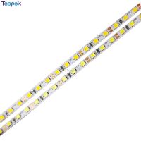 3มม. PCB 5เมตร2520 SMD 168Leds/M 840Leds สีขาวเย็นสีขาวอบอุ่นยืดหยุ่นแถบไฟ LED 12V ไม่สว่างมากๆกันน้ำ