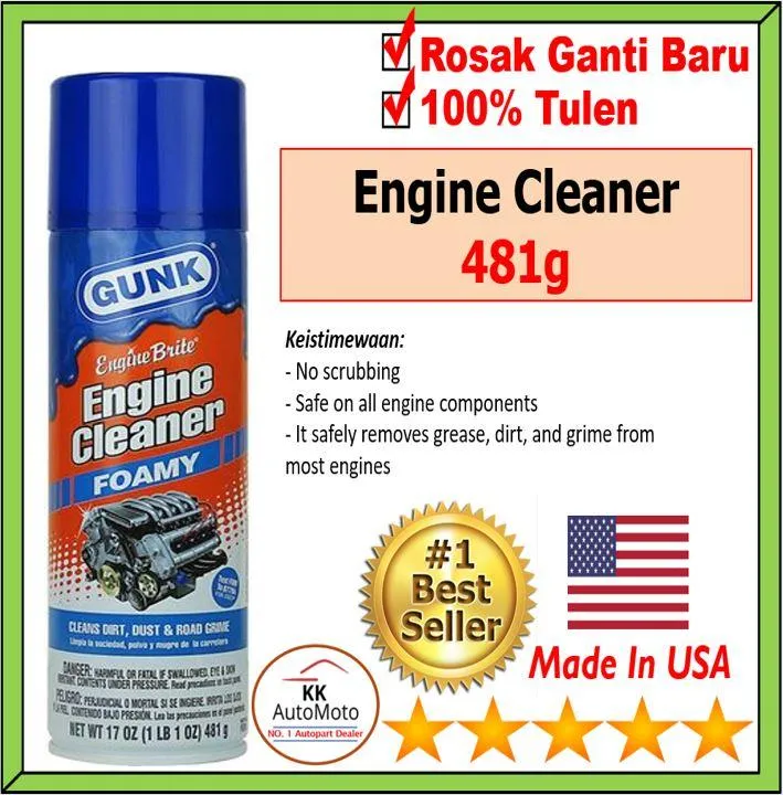 Gunk Foamy Engine Cleaner / Degreaser Lazada
