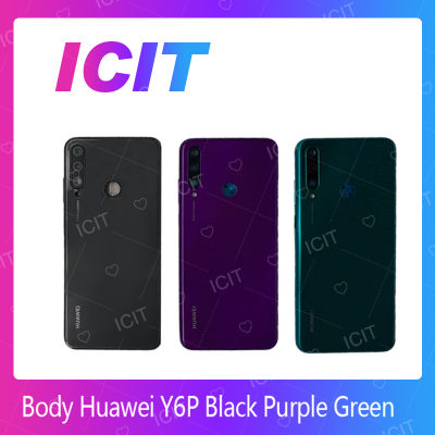 HUAWEI Y6P 2020 อะไหล่บอดี้ เคสกลางพร้อมฝาหลัง Body For HUAWEI Y6P 2020 อะไหล่มือถือ คุณภาพดี สินค้ามีของพร้อมส่ง (ส่งจากไทย) ICIT 2020