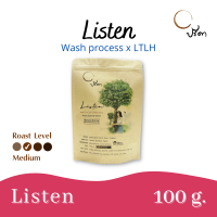 Listen blend (เมล็ดกาแฟคั่วกลางเบลนด์พิเศษ) ;100g