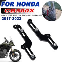 Motorcycle Windscreen Adjusters Airflow Adjustable Windshield Bracket For HONDA CB500X CB500 X CB 500X 2017-2023 Accessories