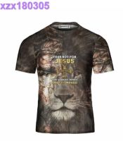 Jesus Lion Face 3D Shirt, I Can Do All Things AOP Jesus T-shirt, Lion Shirt, Christian Shirts for Men Gift