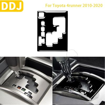 For Toyota 4Runner 2010-2020 Accessories Car Plastic Black Interior Shiftin Gears Frame Trim Sticker Decoration