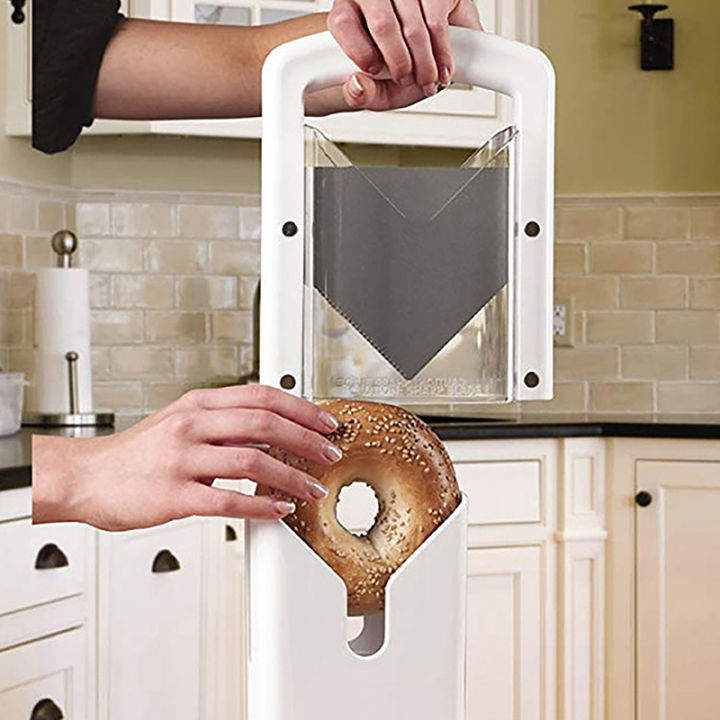 jiang-เครื่องหั่นเบเกิลโยตินของแท้สินค้าใหม่เครื่องตัดขนมปังเค้กขนมปังพร้อมใบมีดสแตนเลสอุปกรณ์ในครัว