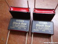 (Cutting-edge) W I M A Audio Black Box 250V 1.5Uf Copper Pin Audio Electrodeless Capacitor 1ชิ้นราคา