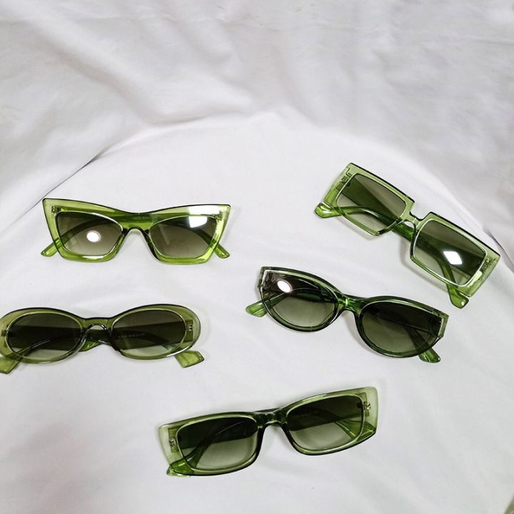 dytymj-green-sunglasses-woman-fashion-jelly-color-retro-cat-eye-shades-for-women-sun-glasses-travel-gafas-hombre-wholesale-bulk