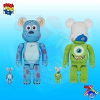 (ของแท้) Bearbrick Sulley &amp; Mike 400%+100% แบร์บริค Medicom Toy ของใหม่ มือ 1