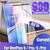 [HOT DOLXIOWEOH 539] เต็มฝาครอบโค้งกระจกนิรภัยสำหรับ O Neplus 9 8 10 Pro ป้องกันหน้าจอสำหรับหนึ่งบวก7 7ครั้ง Pro ใส HD โค้งฟิล์มแก้ว