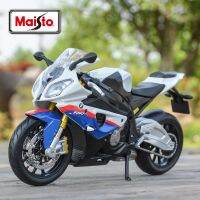 Maisto โมเดลรถแข่ง S1000RR อัลลอยด์ BMW จำลองแบบโลหะข้ามประเทศรถจักรยานยนต์ของขวัญของเล่นสำหรับเด็ก