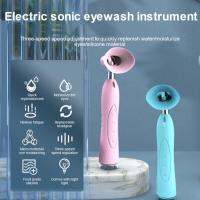 ZZOOI Electric Eyewash Massager Eye Cleaning Care Relief Fatigue Tool Anti Wrinkle Massage Stick Spa Moisturizing Portable USB Massage Chairs &amp; Massager