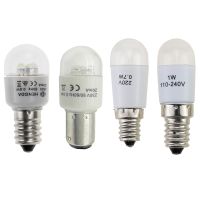 1ชิ้น E12 BA15D E14หลอดไฟไฟ LED เครื่องเย็บผ้าสำหรับใช้ในครัวเรือนสำหรับนักร้อง Juki Pfaff Janome เครื่องดูดฝุ่น Brother