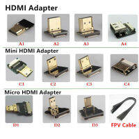 【❈】 The Auto Zone HDMI มินิ HDMI 90องศาอะแดปเตอร์5เซนติเมตร-100เซนติเมตร FPC ริบบิ้นแบน FPV สาย HDMI สนาม20pin สำหรับ M Ulticopter อากาศ