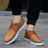 Spring New Men Casual Shoes Comfortable Soft Mens Canvas Shoes For Men Shoes Breathable Footwear Flat Driving Loafers Shoes