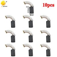 10pcs Mini Drill Electric Grinder Replacement Carbon Brushes Spare Parts For Electric Motors Rotary Tool 5x8x12.5mm Rotary Tool Parts  Accessories