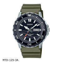 นาฬิกาข้อมือผู้ชาย Casio Standard MTD-125 สายเรซิ่น Series MTD-125-1A MTD-125-2A MTD-125-3A