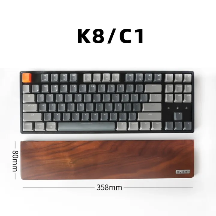Keychron keyboard wooden hand rest, suitable for K2/K6,K3,K4,K8/C1,C2