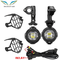 หลอดไฟหน้า LED 40W 6000K 2ชิ้น,ไฟตัดหมอกสำหรับมอเตอร์ไซค์ BMW K1600 R1200G