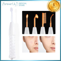 foreverlily แบบพกพา อิเล็กโทรด ความถี่สูง น้ำยาล้างจุด สิวผิวหน้าดูแลผิวนวดสำหรับผิวหน้าความงามอุปกรณ์สปาร้านเสริมสวยบ้าน