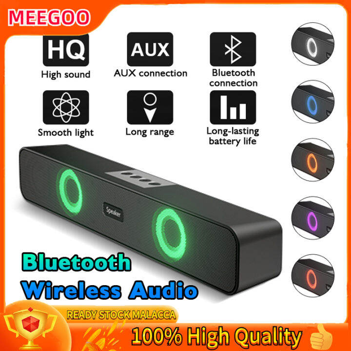TV Soundbar Mini Speaker Soundbar Wired and Wireless Bluetooth Audio
