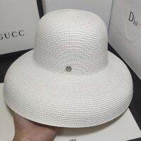 13cm Wide Brim Beach Sun Hat Big Floppy Women Summer Hat Red Black White Red UV Sun Block Straw Hat Foldable Travel Derby Hat