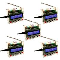 5X DIY DC 5V Digital Radio Kit Parts TDA5807 51 Single-Chip FM Digital Sound Machine STC89C52 Chip 87MHZ-108MHZ