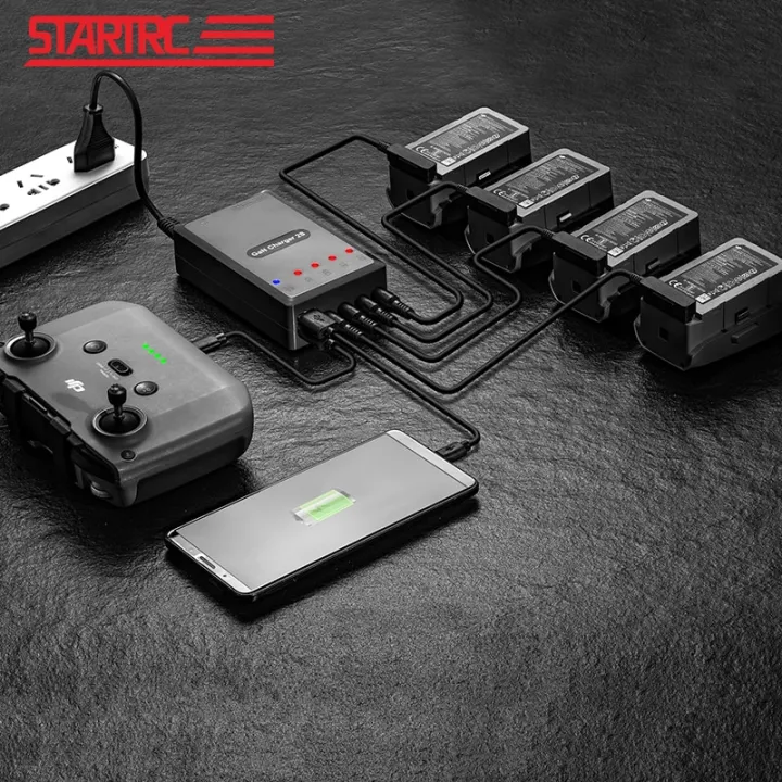 USB Battery Charger For Mavic Air 2/2S Dron Fast Charger Battery USB Charging Hu