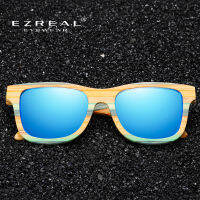 【Cw】EZREAL Skateboard Wood Bamboo Sunglasses Polarized for Women Mens Designer Wooden Sun Glasses UV Protection Len. s S3834