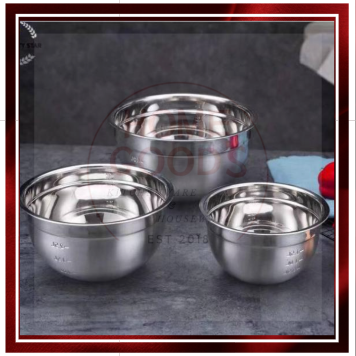 HOMEGOODS [1PC] Unibest Stainless Steel Thicker High Quality Mixing