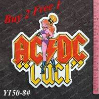 Y150 # ACDC Single Band ผสม PVC ตกแต่งบ้านตู้เย็นจัดแต่งทรงผม Wall Travel กระเป๋าเดินทาง Graffiti Styling