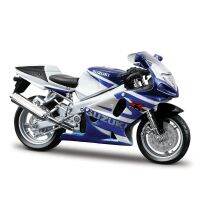 รถ1:18แบบสแตติก Bburago รถ GSX-R750ซูซูกิของเล่นแบบจำลองรถมอเตอร์ไซค์ของสะสม