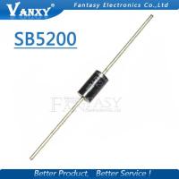 10pcs SB5200 Schottky Barrier Rectifier Diode 5A 200V DO-201AD/DO-27