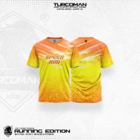 T SHIRT - Kaos Running  Baju Laki laki Atasan Olahraga Lari Pria Gym Dryfit Kombinasi  - TSHIRT