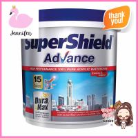 สีน้ำทาภายนอก TOA SUPERSHIELD ADVANCE BASE C กึ่งเงา 9 ลิตรEXTERIOR WATER-BASED TOA SUPERSHIELD ADVANCE BASE C SEMI-GLOSS 9L **คุ้มที่สุดแล้วจ้า**