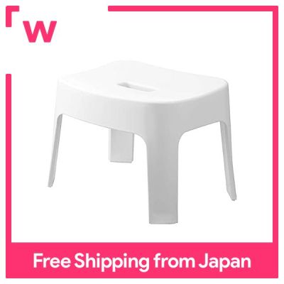 เก้าอี้อาบน้ำแม่เหล็ก Yamazaki SH25สีขาวประมาณ W33 X D26.5 X H25.5cm (ที่นั่ง: ประมาณ H25cm) หอคอยระบายอากาศและแห้งง่าย6925