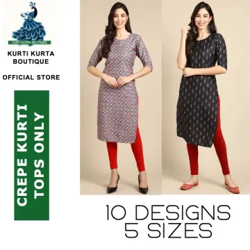 American crepe kurti outlet online